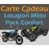 "Comfort" gift card for a motorcycle rental