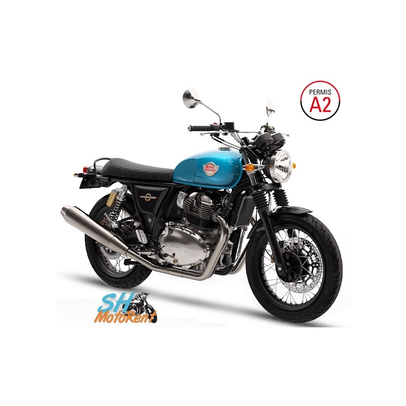 Location de Royal Enfield Interceptor 650 Nîmes, Arles et Avignon. Pour permis A2