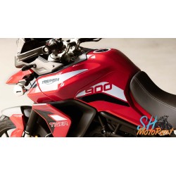 Une ligne moderne avec un design tranché pour cette moto Triumph Tiger 900 GT. A louer dans le Gard sur SH MotoRent