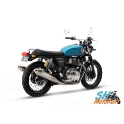Authentic motorcycle and design from the 60s and 70s, the Royal Enfield Interceptor 650 will take you far into Provence