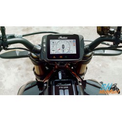TFT dashboard for our Indian FTR1200S. This motorcycle is for rent in our rental agency in the Gard
