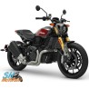 Location Moto Indian FTR1200S. Moto haut de gamme américaine. Gros roadster sportif bourré de couple