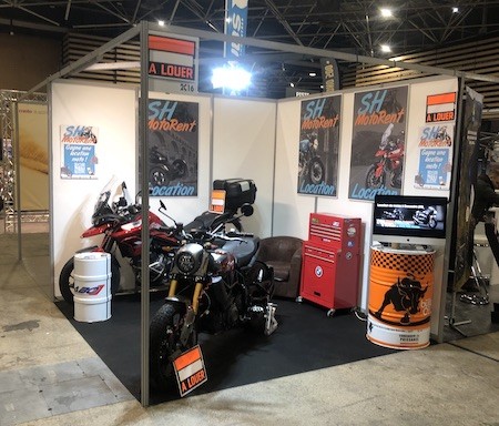 Un grand succès pour notre agence de location de moto lors du salon du deux-roues de Lyon SH MotoRent