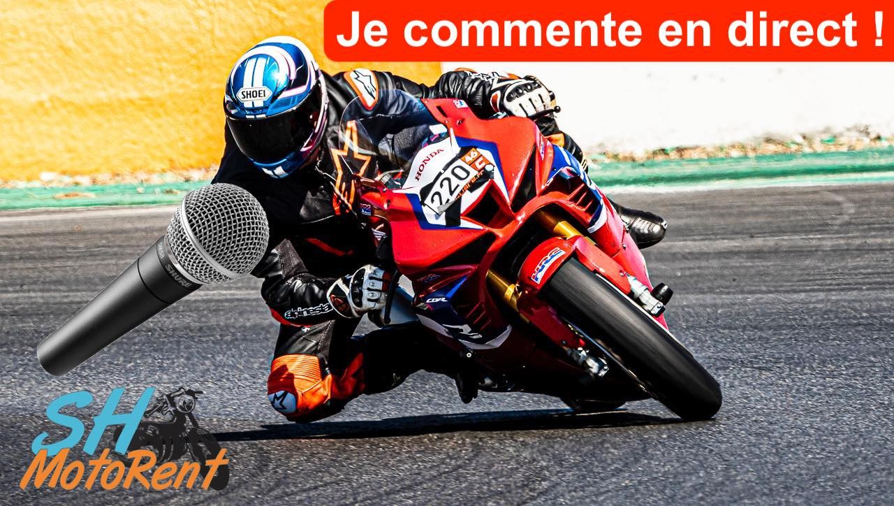 Entraînement vitesse moto sur circuit : commentaires en direct  SH MotoRent